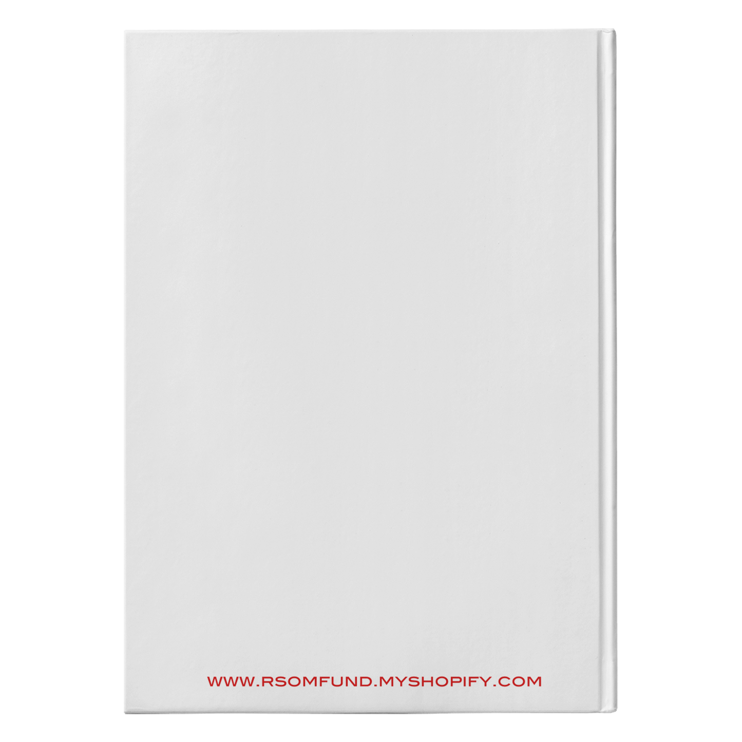 Loved [White Design] - Hardcover Journal