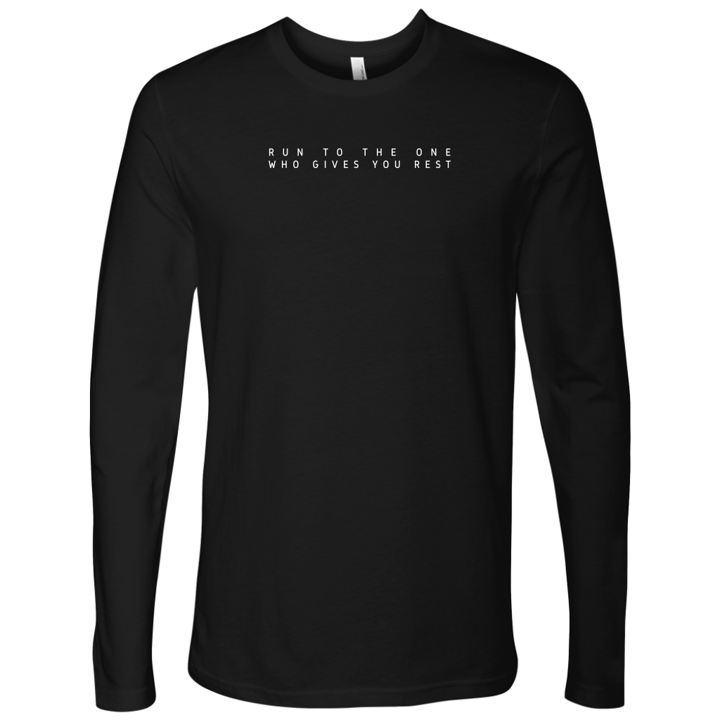 Run to the One [White Modern Design] - Next Level Long Sleeve