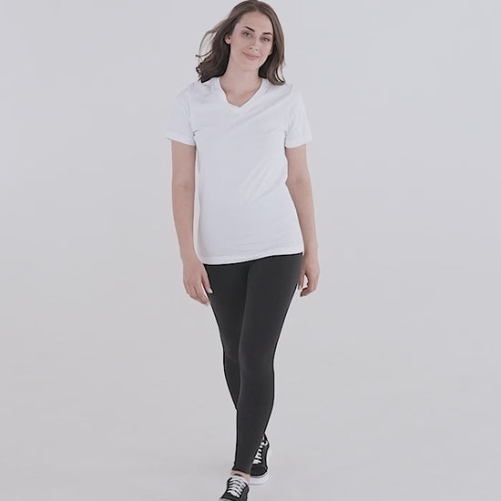 Unisex V-Neck Tee Bella video for Canvas 3005