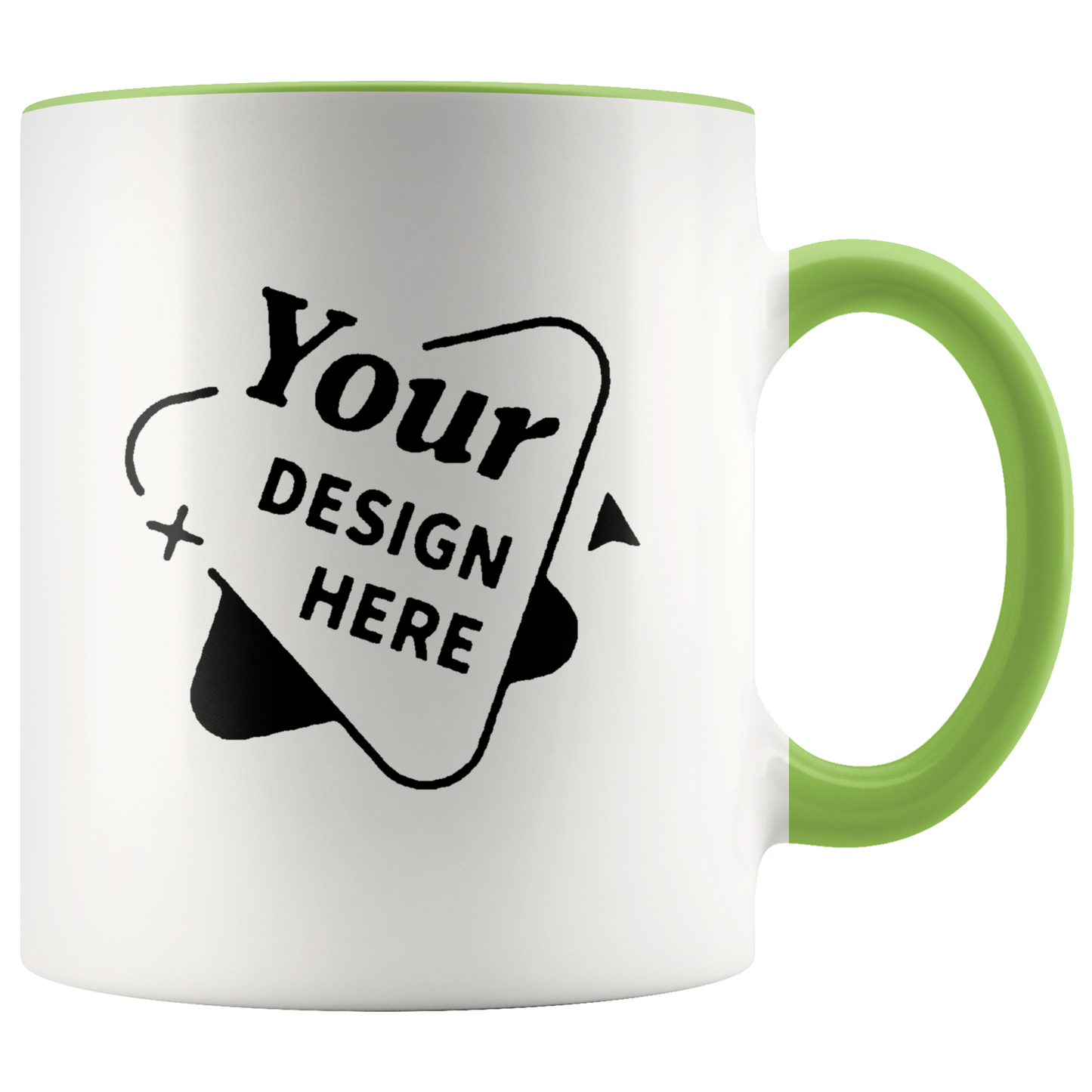 Your Design Here Accent Mug