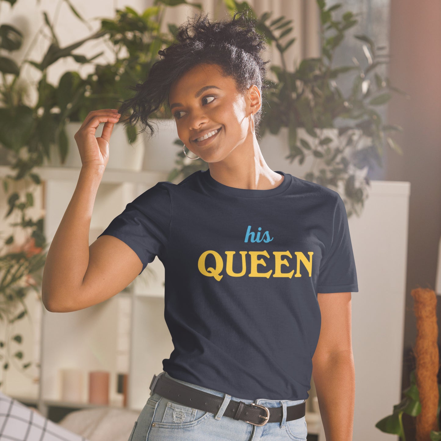 His Queen Softstyle T-Shirt navy