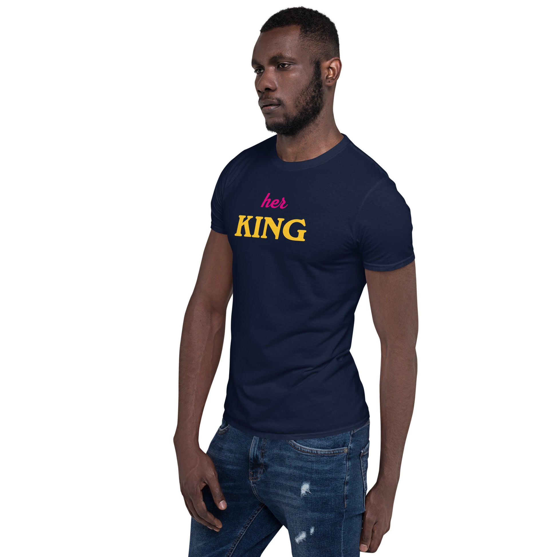 Her King Softstyle T-Shirt navy turn