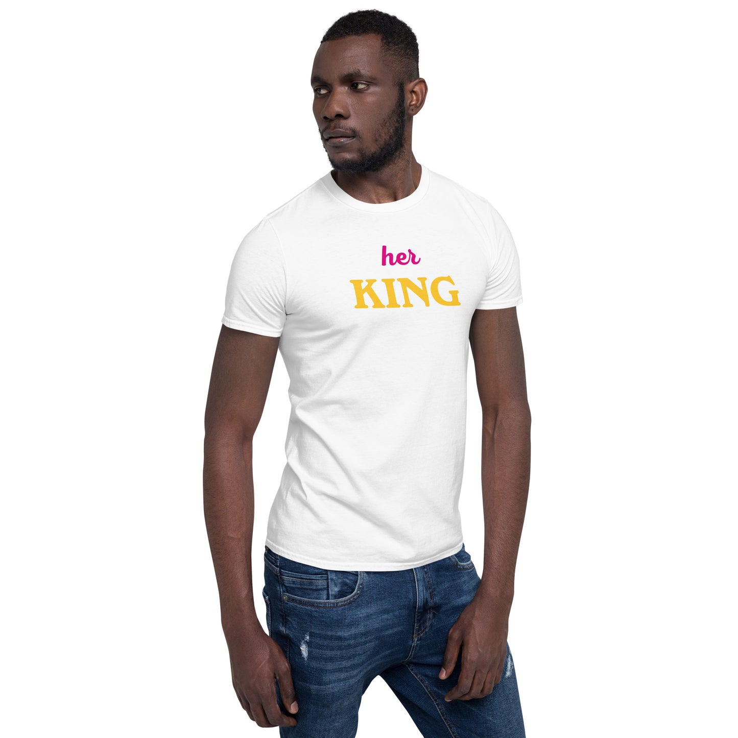 Her King Softstyle T-Shirt white left