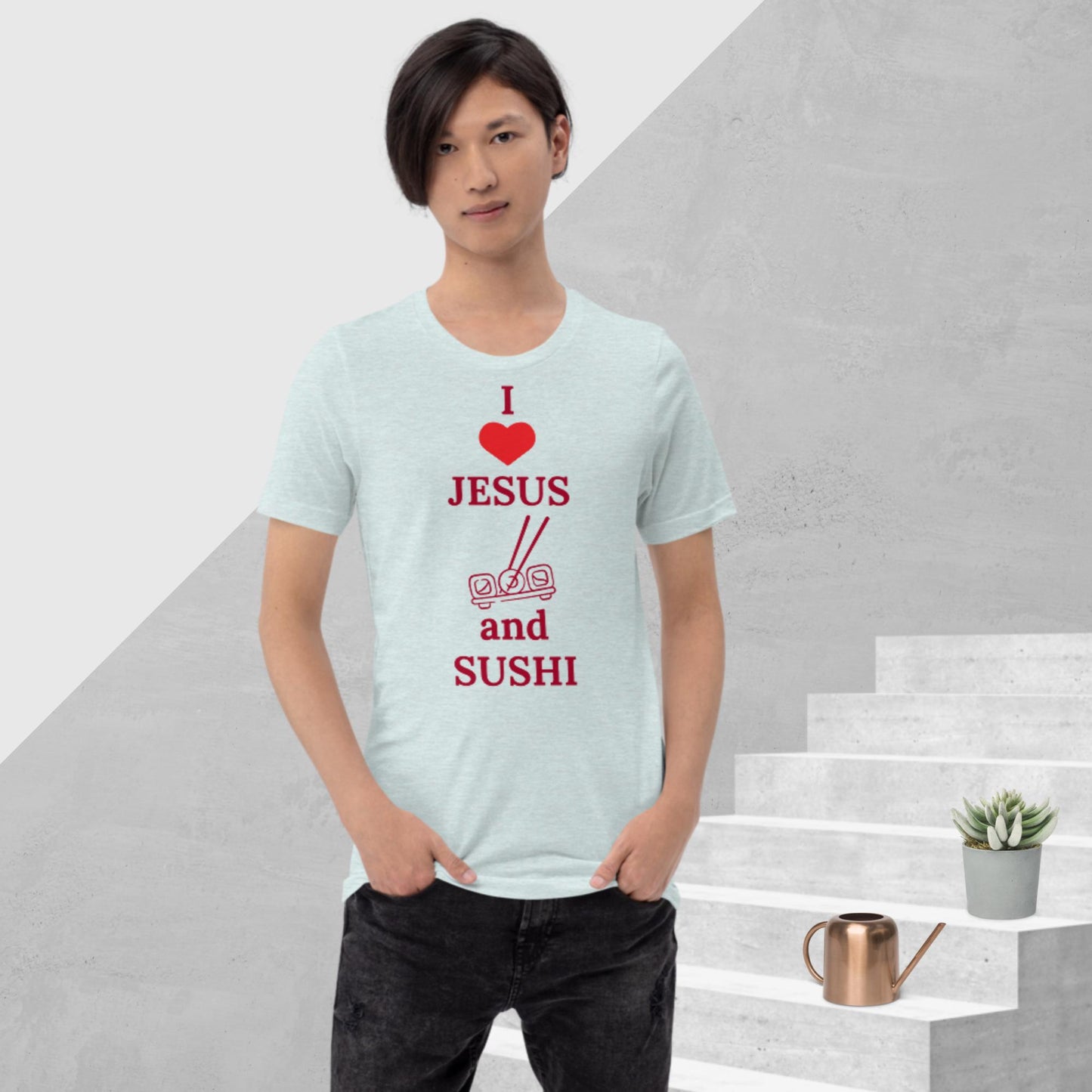 I love Jesus and Sushi T-shirt